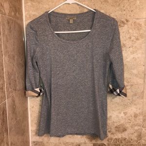 Grey Burberry Shirt